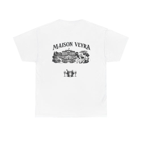 Maison Veyra Vintage-Style Graphic Tee — "Old Money Style" Back Print